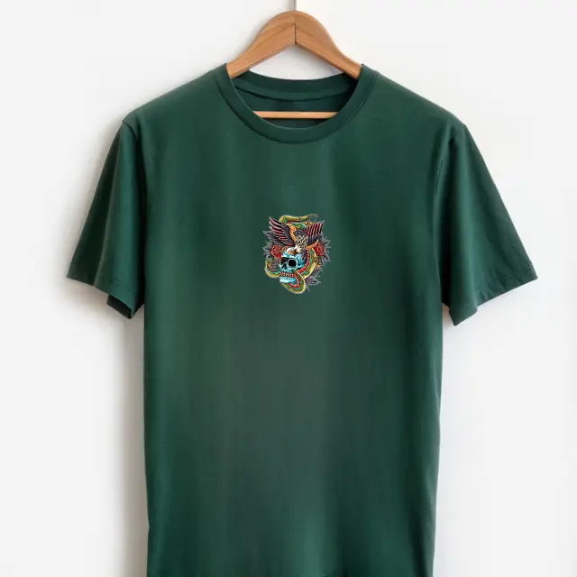 T-shirt Noshame® Army με τύπωμα Skull - 122546 - XXL 2
