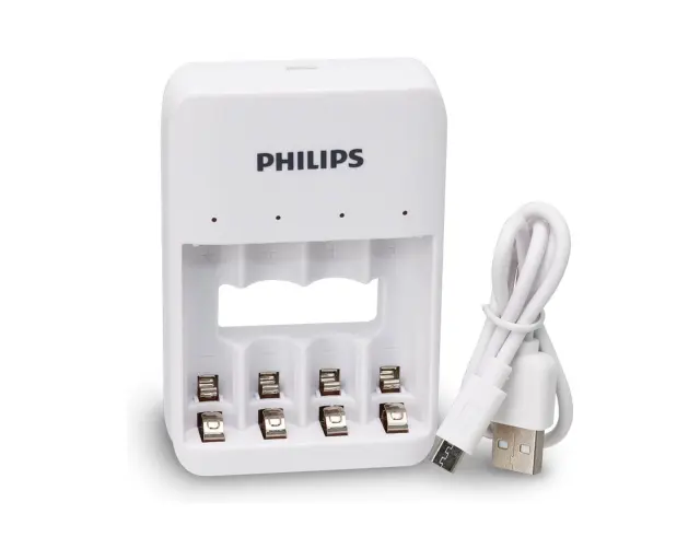 Φορτιστής μπαταριών Philips για μπαταρίες AA & AAA 8504406090000000