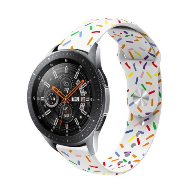 Reverse Buckle Λουράκι για Smartwatch 22mm-Candy White OEM 3
