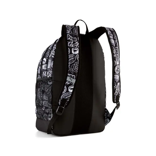 Puma Adult Academy Allover Print Backpack Μαύρο - Άσπρο 091150-08 (Puma) - One Size 2