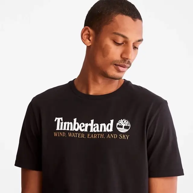 TIMBERLAND WWES FRONT TEE ΜΠΛΟΥΖΑ ΑΝΔΡΙΚΗ BLACK 3