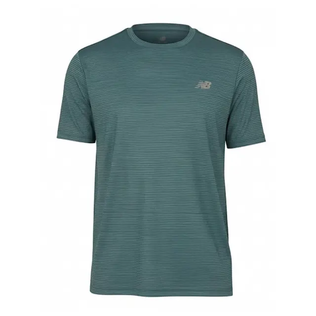 New Balance Run T-Shirt (MT41222-AAZ) - Μπλέ