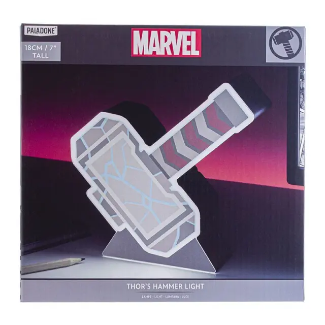 Paladone Φωτιστικό Marvel Thor s Hammer - 2D Light 17cm (PP9753MA) 2