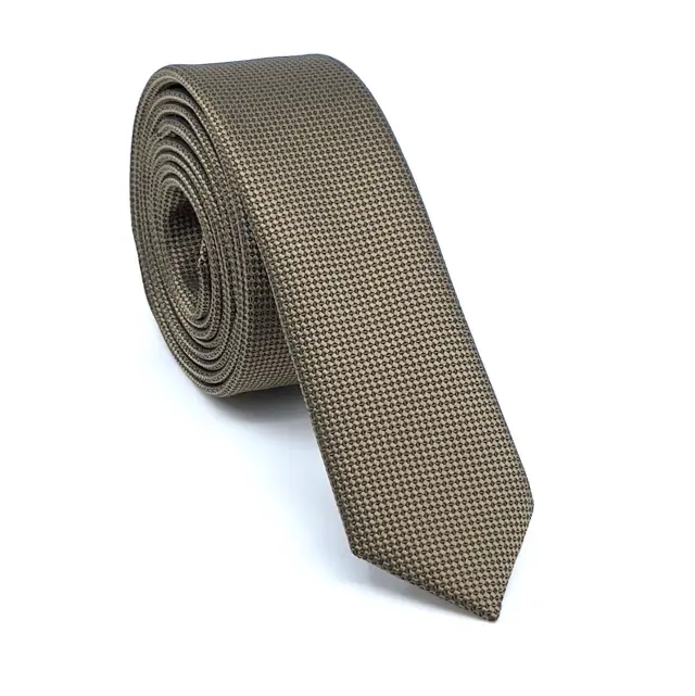 Πούρο Oxford Γραβάτα Slim 4,5 cm Σετ με Μαντηλάκι 3