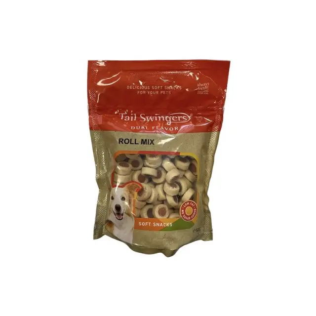 Tail Swingers Dual Flavor Μαλακές Λιχουδιές Roll Mix 125gr