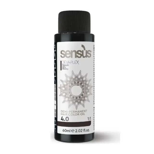 Holi-4.0 Ημι-Μόνιμη Βαφή - Natural Brown- Φυσικό Καστανό 60ml - Sensus