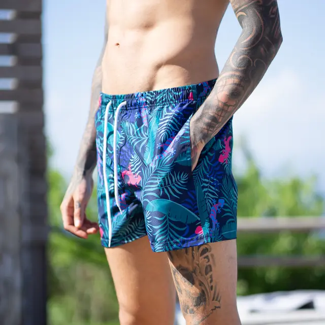 Μαγιό Noshame® Navy με λεπτομέρειες - 682218 - XXL