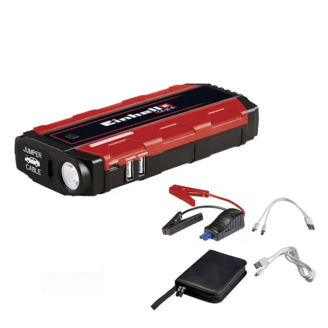 Einhell 1091511 - Εκκινητής - Μονάδα παροχής ενέργειας CE-JS 8/1 σε πρακτική τσάντα αποθήκευσης και μεταφοράς.