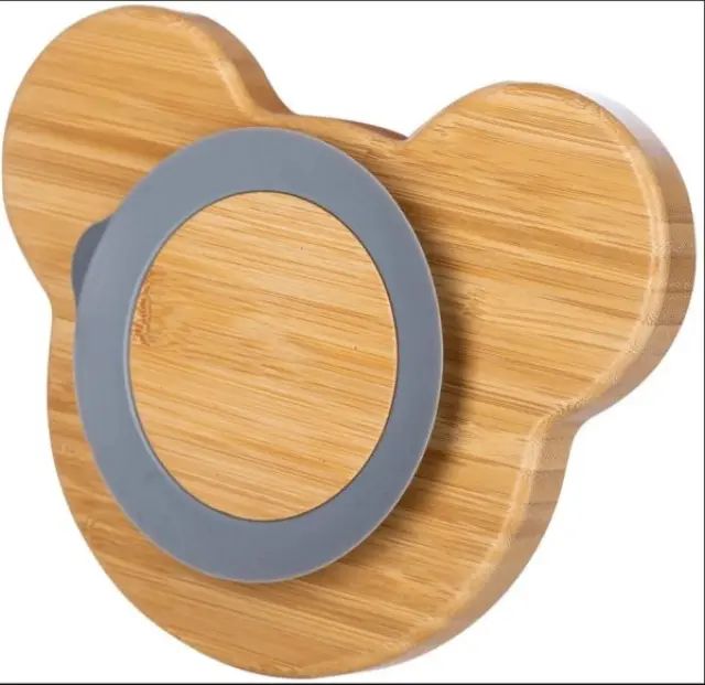 FreeOn Πιάτο Bamboo Με Χωρίσματα Fox 82856 2