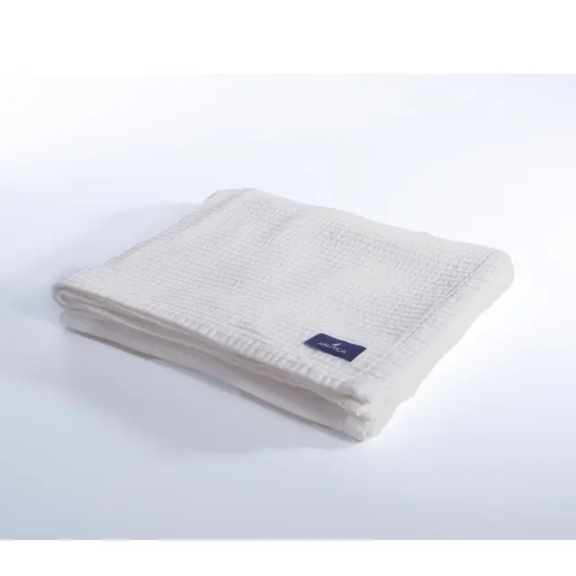 Nef-Nef Homeware Κουβέρτα Πικέ Υπέρδιπλη Nautica Navy 230x240 White