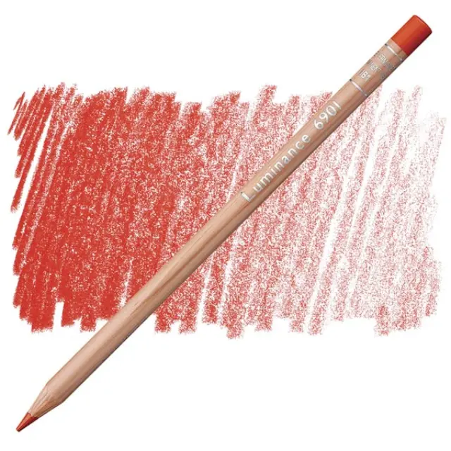 Ξυλομπογιά Caran d'Ache Luminance - 061 Permanent Red