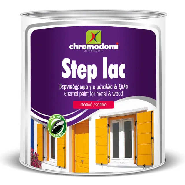 STEP LAC (ΕΞΑΙΡΕΤΙΚΗΣ ΠΟΙΟΤΗΤΑΣ ΣΑΤΙΝΕ ΒΕΡΝΙΚΟΧΡΩΜΑ ΓΙΑ ΜΕΤΑΛΛΑ & ΞΥΛΑ) ΛΕΥΚΟ 750ML