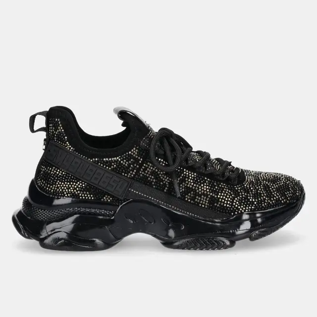 Γυναικεία Sneakers Steve Madden Maxilla-S SM11003512-363 Μαύρο Χρυσό Μαύρο - 37