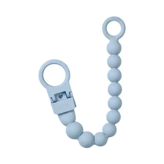Bibs Pacifier Clip Beaded Baby Blue Κλιπ Πιπίλας 1 tmx