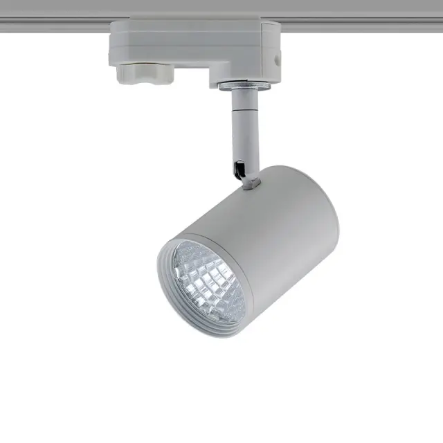 LED COB ΦΩΤΙΣΤΙΚΟ ΡΑΓΑΣ 230V AC 7W 4000K 24° 760LM Ra80 4 ΣΥΡΜΑΤΑ ΓΚΡΙ / ZUNO740G4