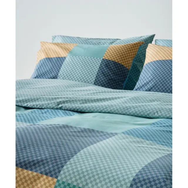 Σετ Σεντόνια Υπέρδιπλα 4 Τεμαχίων Kentia Tetra Mint Green- Ciel- Ochre- Blue- Grey 240x270 2