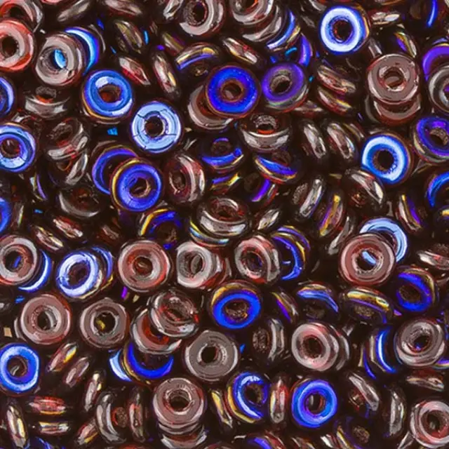 Χάντρα Czech O Beads 3.8mm - Red Azuro ~7gr