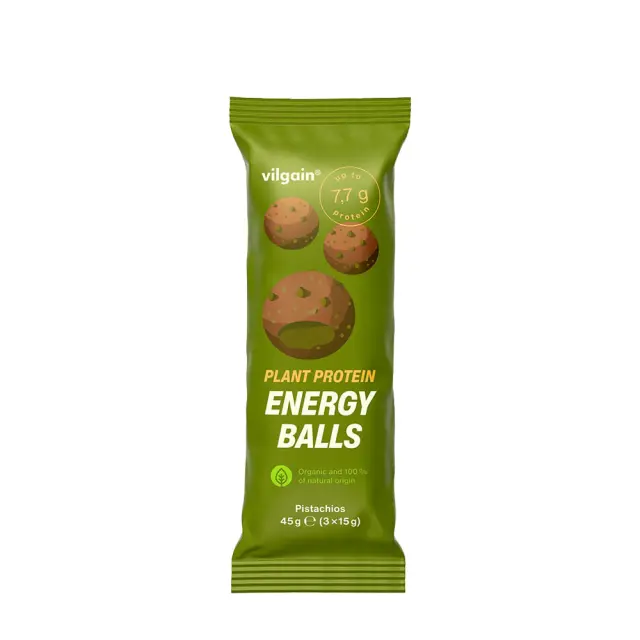 Vilgain Plant Protein Energy Balls BIO Pistachios