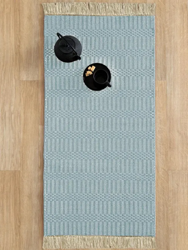 Χαλάκι βαμβακερό (60x120) Trini Blue Palamaiki