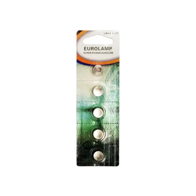 Αλκαλικές Μπαταρίες LR44 A76 1.5V Eurolamp