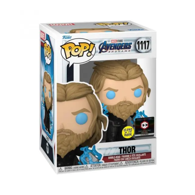 Funko Pop! Marvel Avengers Endgame - Thor* (with Thunder) (Glows in the Dark) (Special Edition) #1117 Bobble-Head Vinyl Figure
