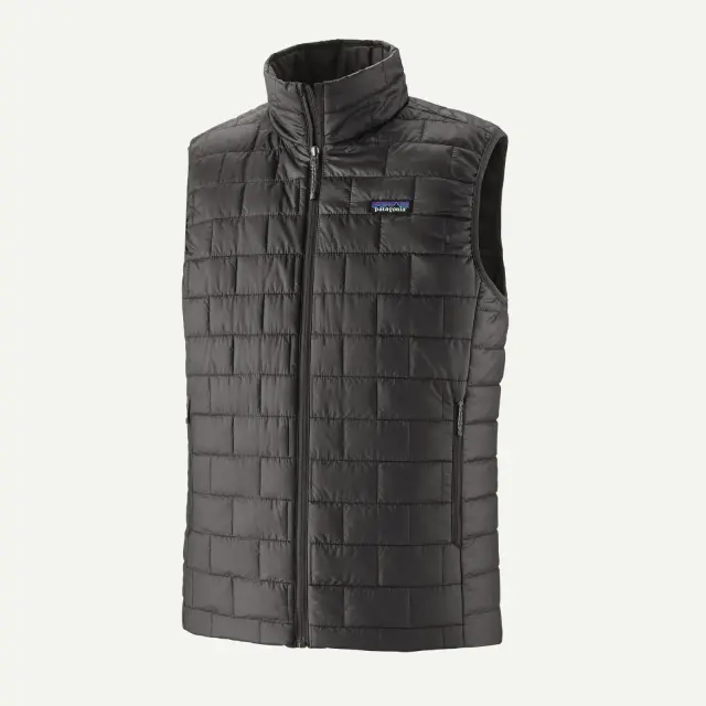 Patagonia Nano Puff Vest Black Αμάνικο Γιλέκο - Large