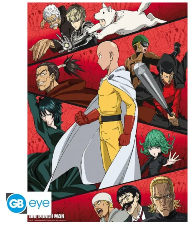 ONE PUNCH MAN Αφίσα Gathering of Heroes (52x38cm)