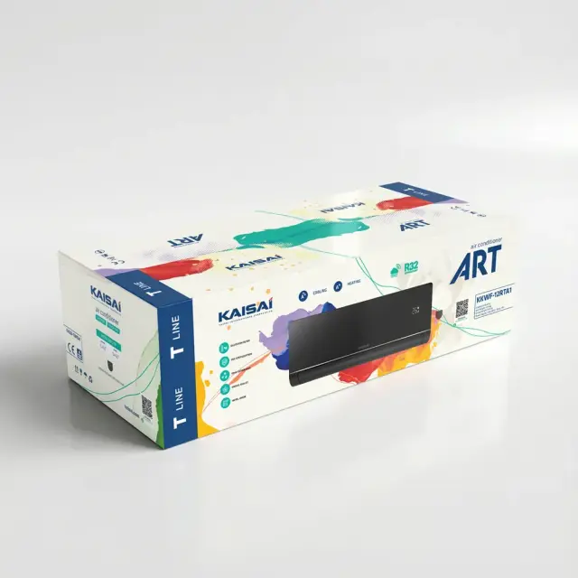 KAISAI ART BLACK 12.000 BTU Κλιματιστικό Τοίχου Inverter R32 A+++/A++ 2