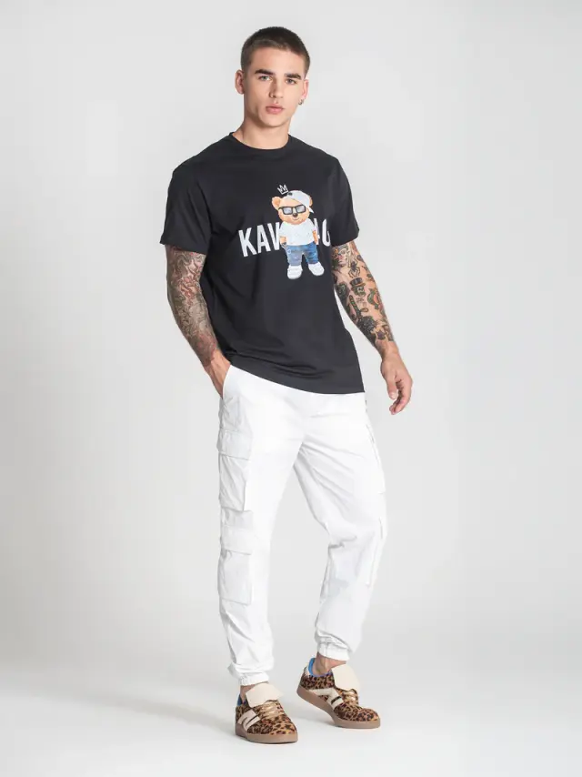Gianni Kavanagh Ανδρικό THE BEAR T-Shirt – Black - XL 2