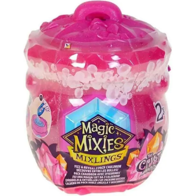 Giochi Preziosi Magic Mixies: Mixlings - The Crystal Woods Fizz + Reveal 2 Pack Gauldron S3