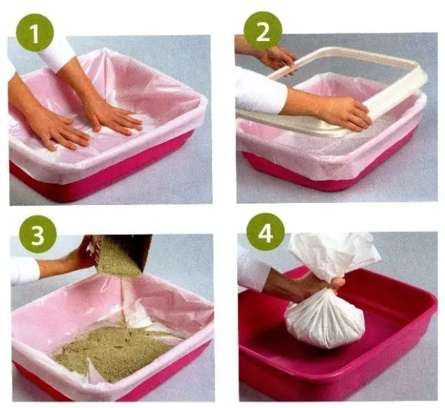 Imac Litter Bags Σακούλες Clean-Up Λεκάνης Γάτας (45x35cm) 6τμχ 2