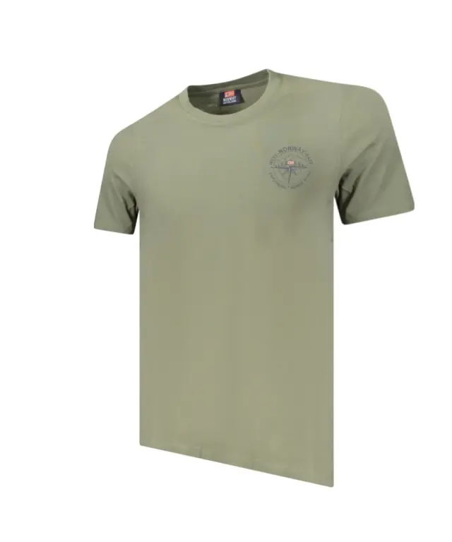 Norway Nautical School - Ανδρικό T-shirt Κοντομάνικο 856034-ARMY Πράσινο 3