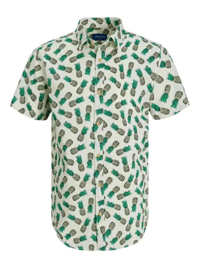 JORJAMES PALMA CONV SHIRT SS Island Green - XL