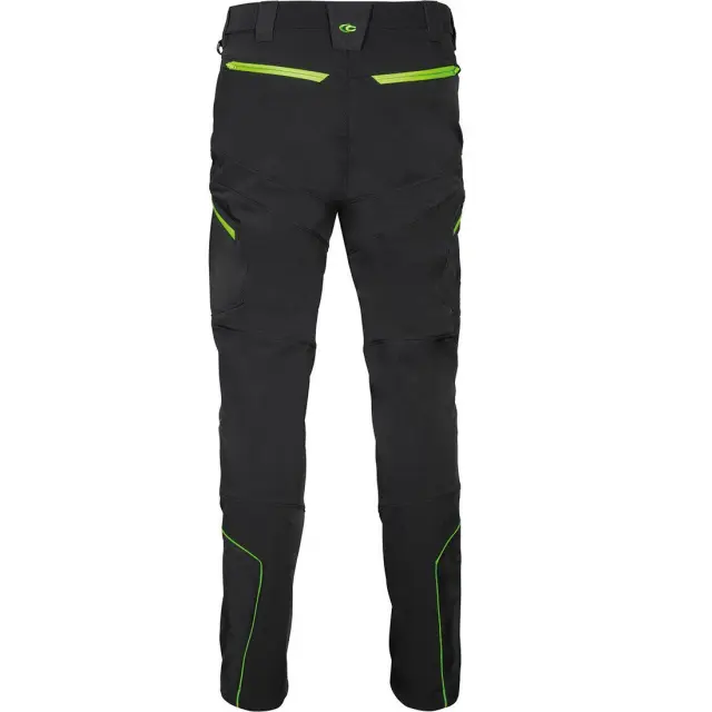 Κυνηγετικό Παντελόνι Ελαστικό 4-way stretch Cofra Velten black/lime - EU 46 2