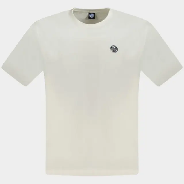 North Sails- Ανδρικό Κοντομάνικο Basic T-Shirt 996016-000-0101 Λευκό - 3XL