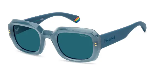 Polaroid Γυαλιά Ηλίου με Μπλε Κοκκάλινο Σκελετό και Μπλε Φακό PLD6239/S/X MVU/C3