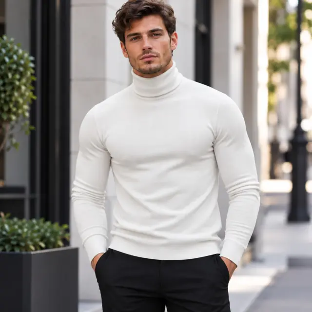 Noshame® Πλεκτό Ζιβάγκο Λευκό - 302036 - XXL