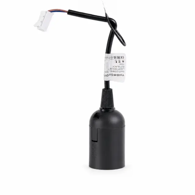 Fast Connection Lamp Holder E27 Black (3-Pack Blister)