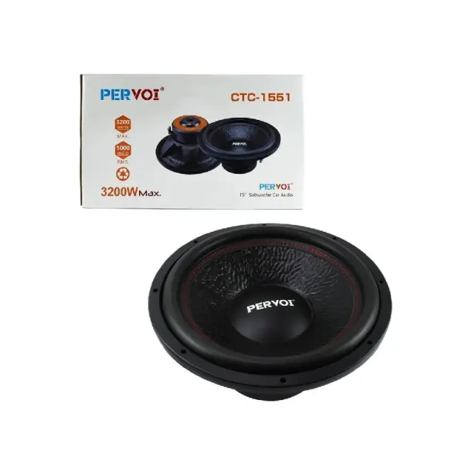 Pervoi Subwoofer Αυτοκινήτου 15″ Horn 3200W 75OZ PERVOI CTC-1551 - Active subwoofer z891060
