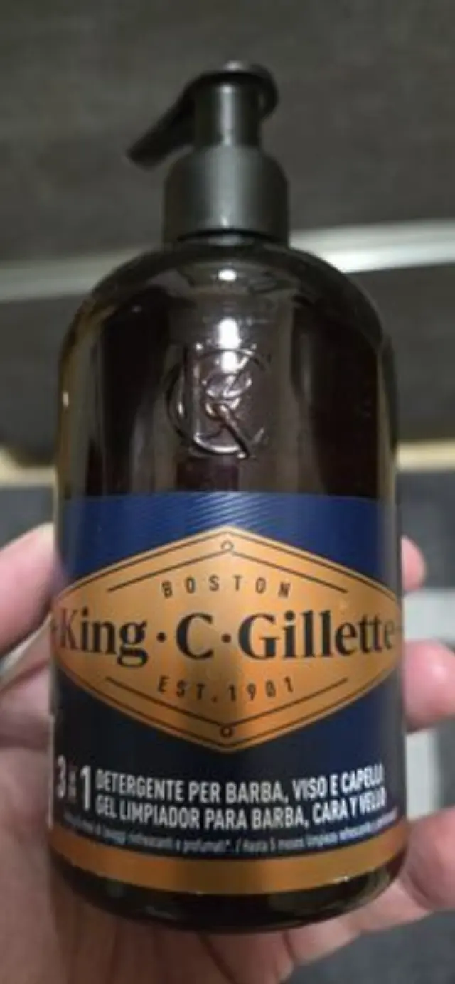 Gillette King Beard & Face Wash Gel Τζελ Καθαρισμού για Πρόσωπο & Γένια 350ml