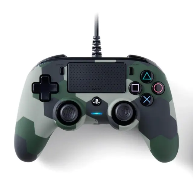 PS4 Nacon Compact Controller Green Camouflage