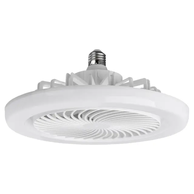 Ανεμιστήρας για ντουί Ε27 6" 30W με χειριστήριο και Φωτισμό led 3 cct dimmable