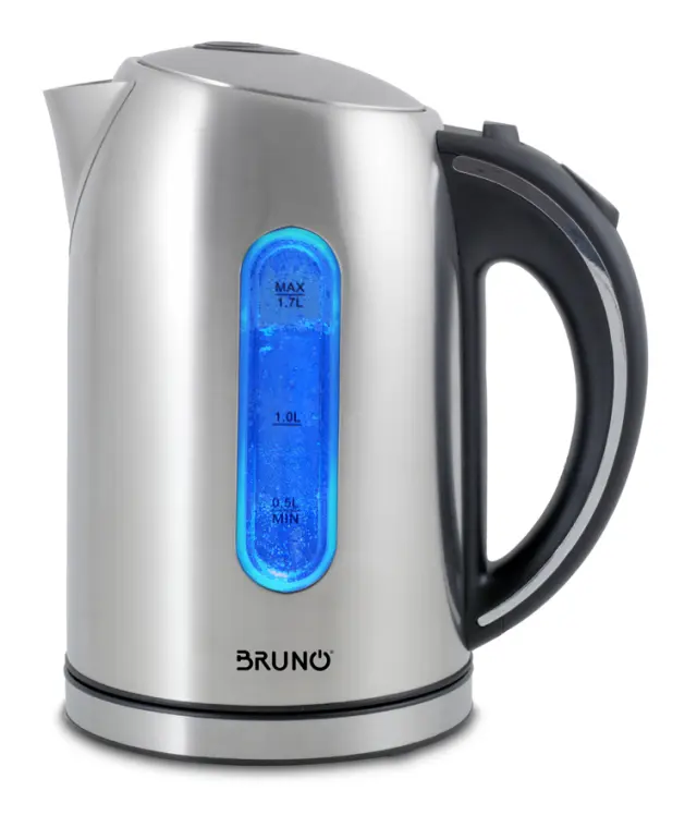 BRUNO ηλεκτρικός βραστήρας BRN-0028, 2200W, 1.7lt, βάση 360°, LED