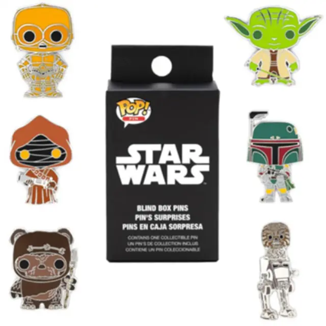 Funko Tees Σετ Κονκάρδες STAR WARS - Funko Blind Box Enamel Pins - Classic - 12 pcs (STPN0053)