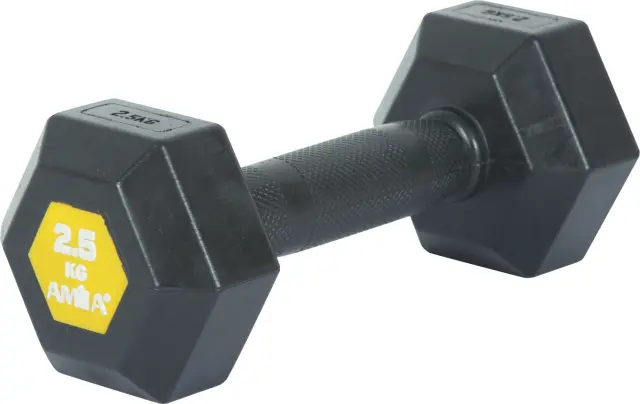 AMILA Aλτήρας Εξάγωνος Original Rubber H - 2,5Kg (90582) - ONE SIZE