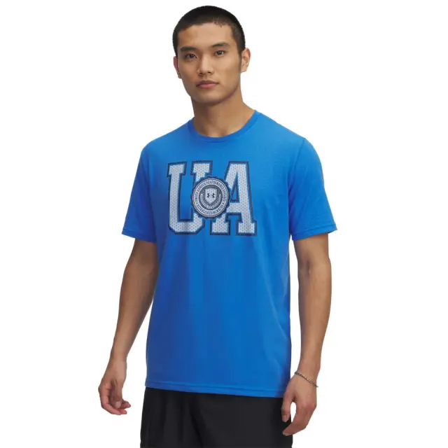 Under Armour Men's College Crest Logo Shortsleeve Tee Μπλε 6005611-402 (Under Armour)