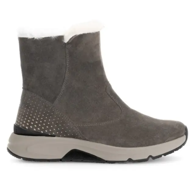 Gabor Μποτάκια Γυναικείο δέρμα suede Γκρί GAB/56882 30-MOHAIR