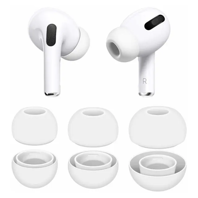 Techsuit Ear Tips AirPods Pro 3 Ανταλλακτικά Ear Tips Σιλικόνης XS / S / L 3
