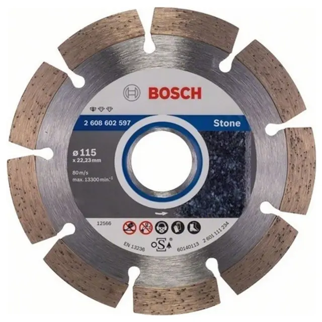 Διαμαντόδισκος Κοπής BOSCH STANDARD FOR STONE 115x1.6x10mm