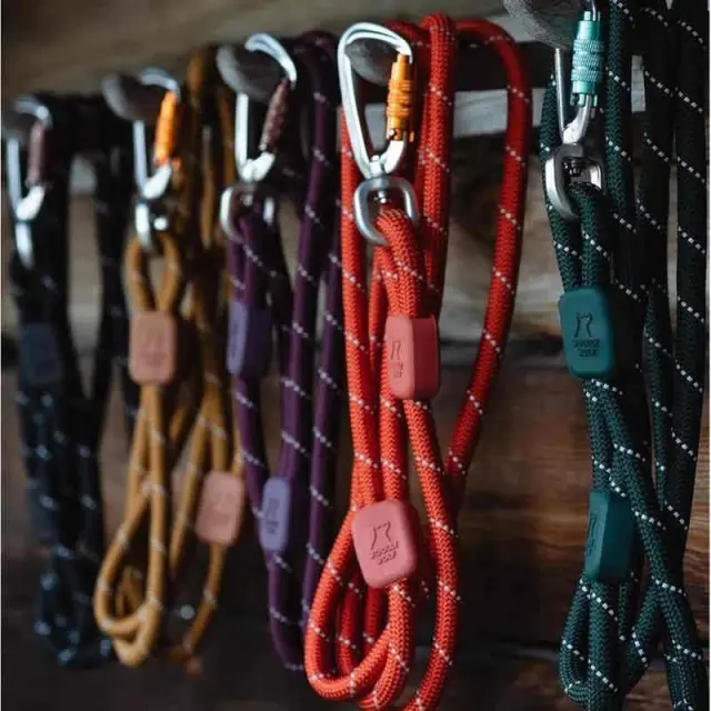Woolly Wolf Eco Friendly Οδηγός Περιπάτου Juicy Plum Rope Leash (180 cm) Μονόχρωμο 3